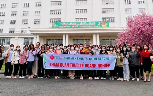 Tham quan thực tế Doanh nghiệp của sinh viên ngành Kế toán